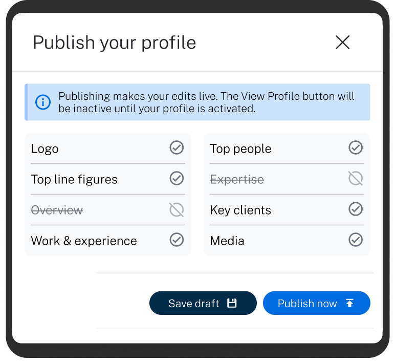 Save Content Before Publishing